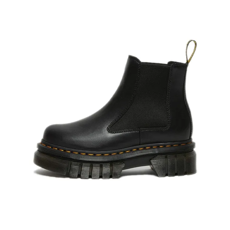 Dr.Martens Audrick Кожа Короткий Челси Унисекс Угольный Черный