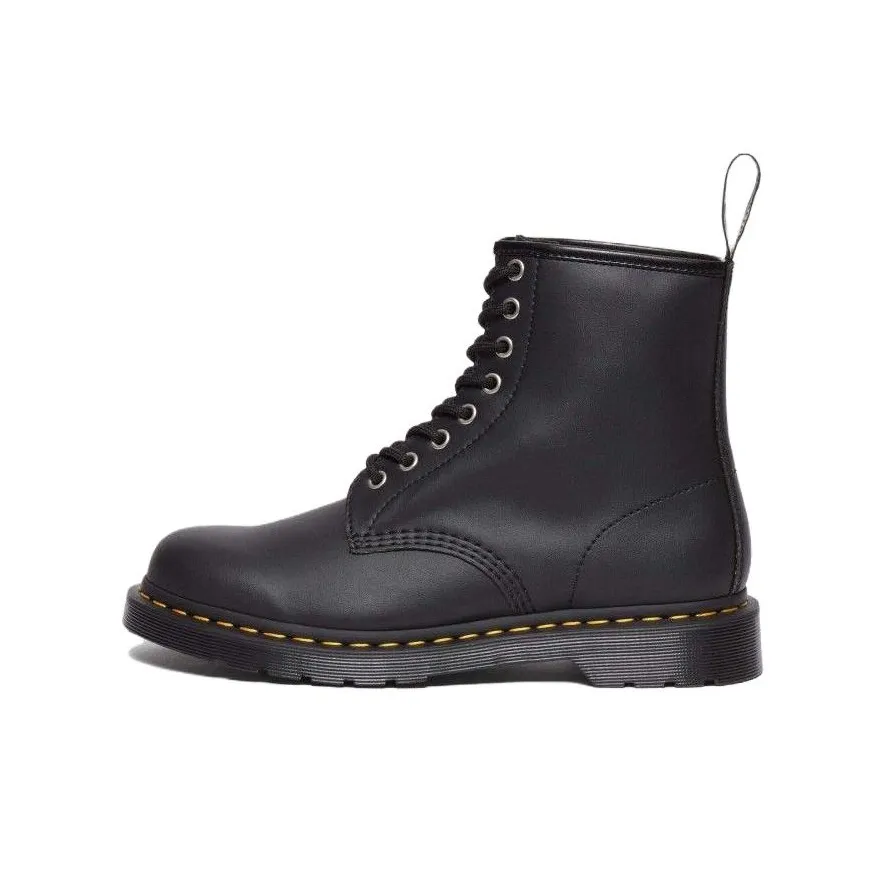 Dr.Martens Кожаные короткие армейские ботинки унисекс черные
