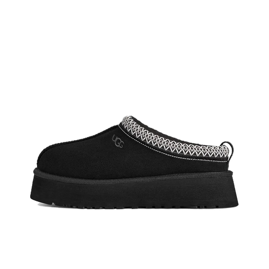 UGG Tazz II Удобные Универсальные Флисовые Подкладочные Мюли из ЭВА Без особых функций Домашние тапочки Женские Черные