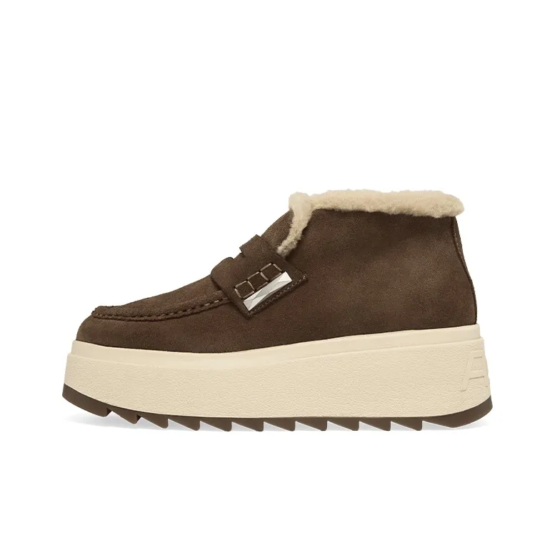 Пепельные сноубутсы женские