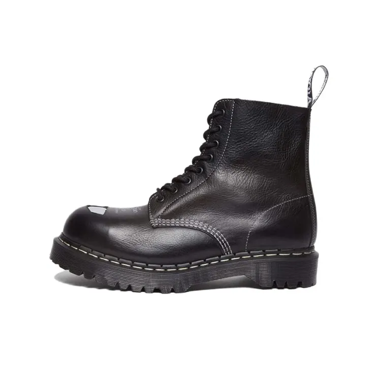 Dr.Martens Кожаная Короткая Ботинка Martin Женская Черная