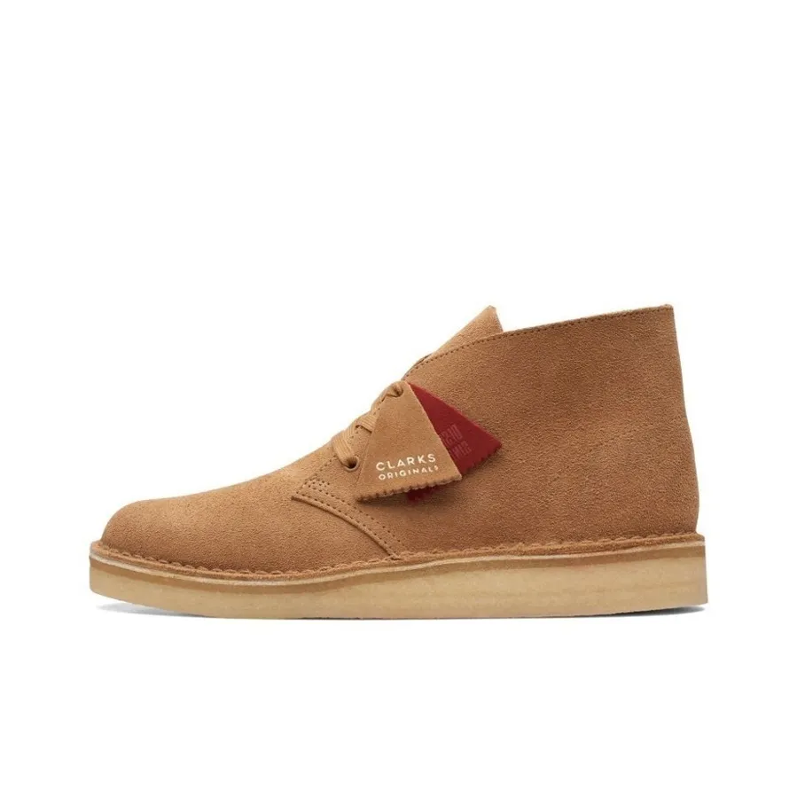 Clarks Мужские ботильоны из кожи коричневые