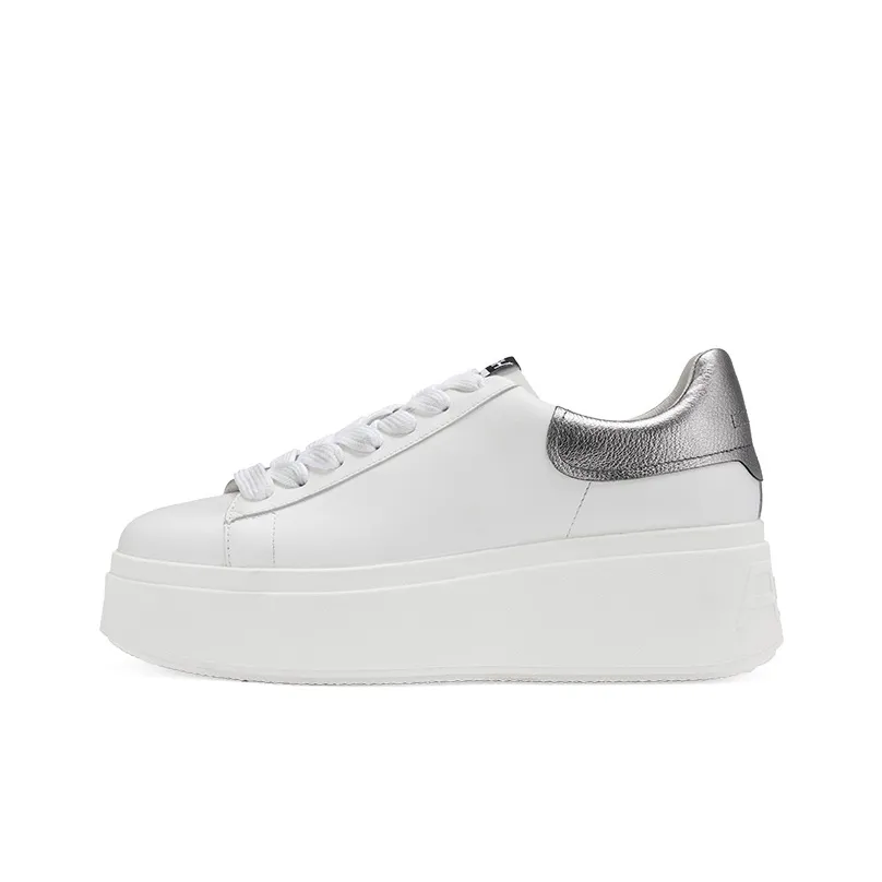 Пепельный MOBY Коллекция Низкие Кроссовки для Скейтбординга Женские Белые