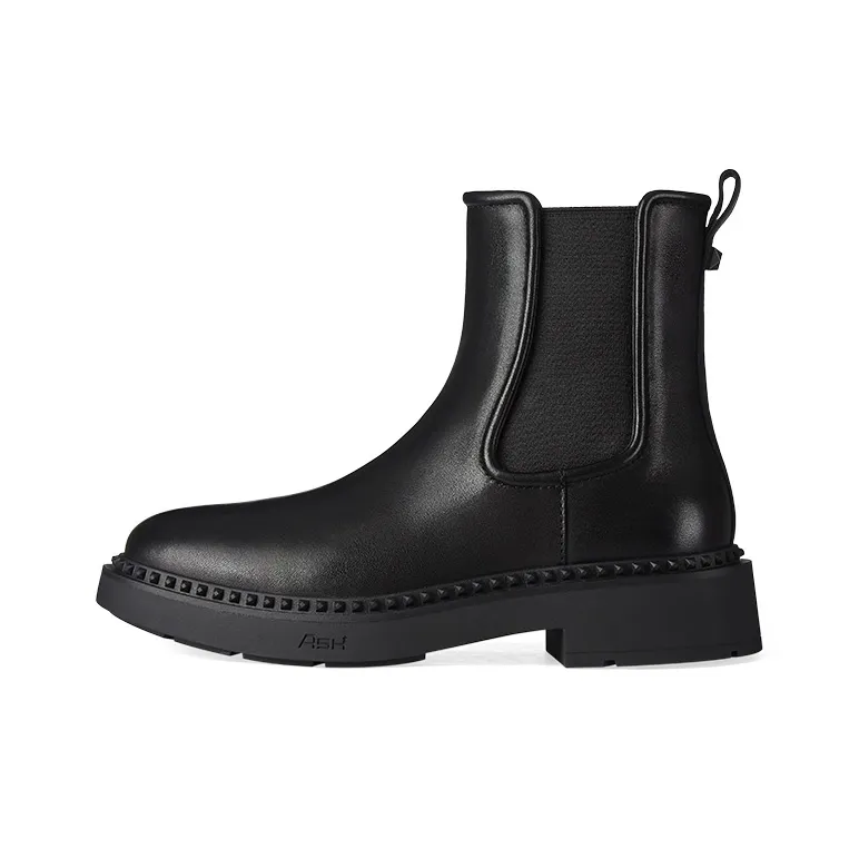 Пепельный Madison Collection Грубый каблук Челси Женские Черный