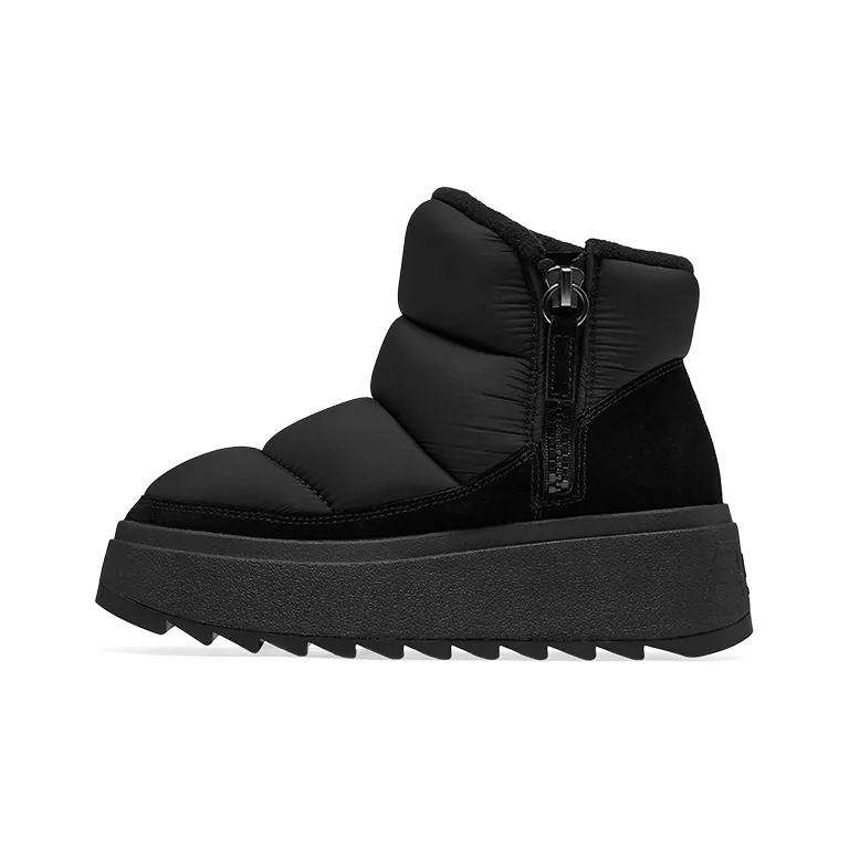 Пепельный MALICA Коллекция Термостойкие Короткие Снежные Ботинки Женские