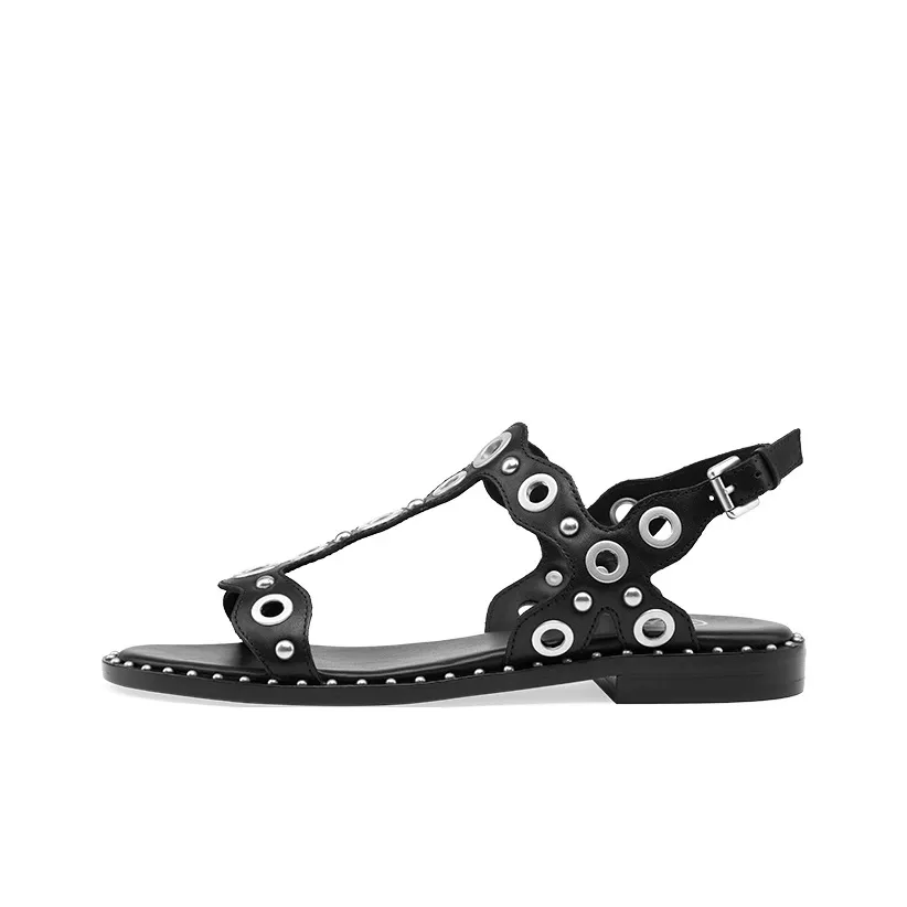 Пепельные One Шнурованные Сандалии Женские