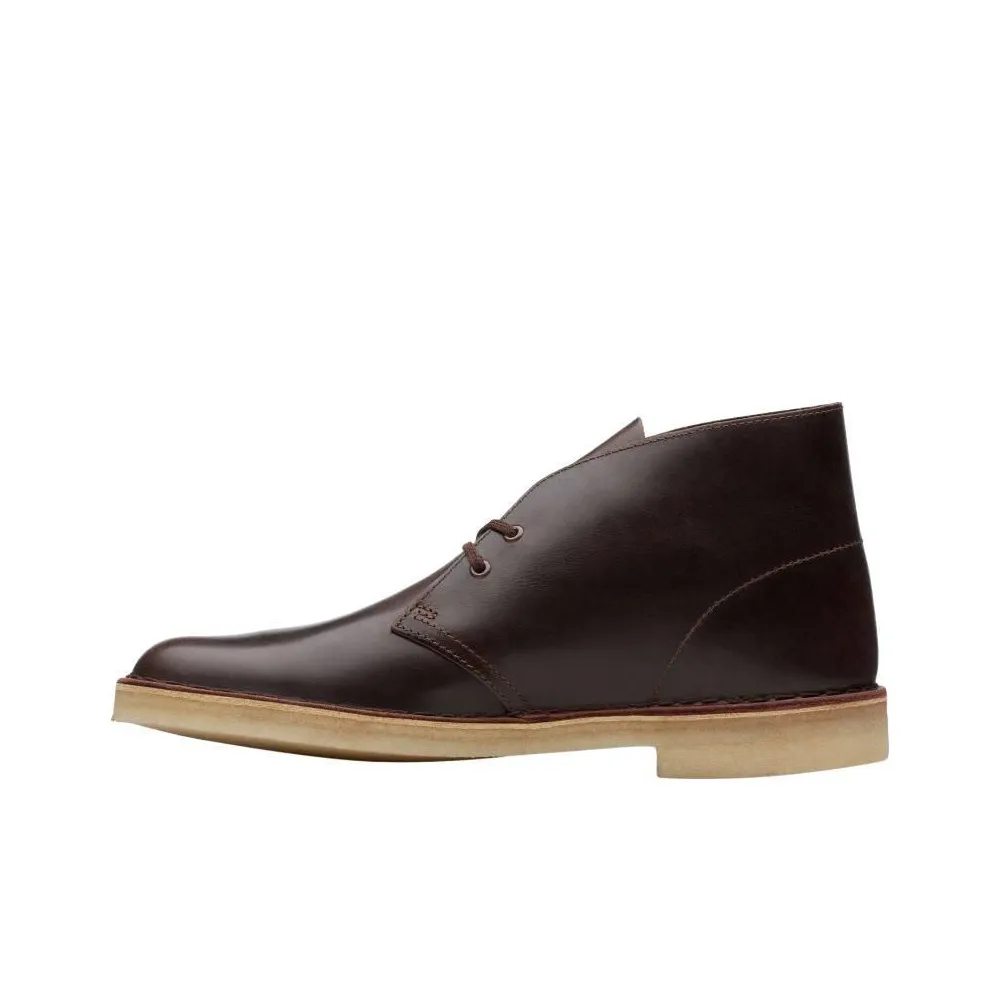 Clarks Мужские ботильоны из кожи коричневые