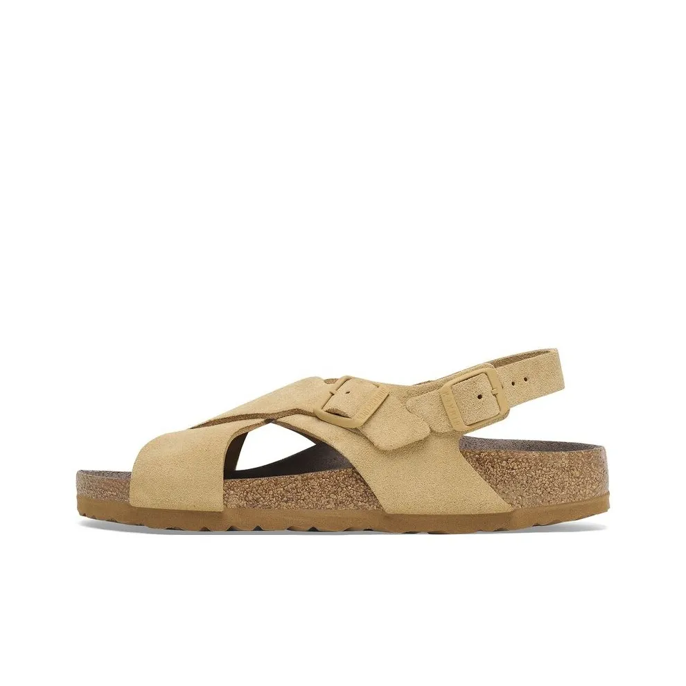 Birkenstock Tulum Мягкий Подошва Пляжные Сандалии Женские Латте Коричневый Стандартный (Стандартный)
