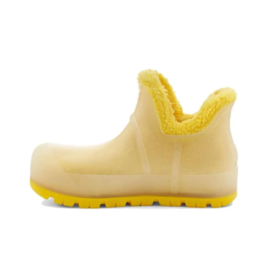 UGG Женские ботильоны из кожи желтого цвета