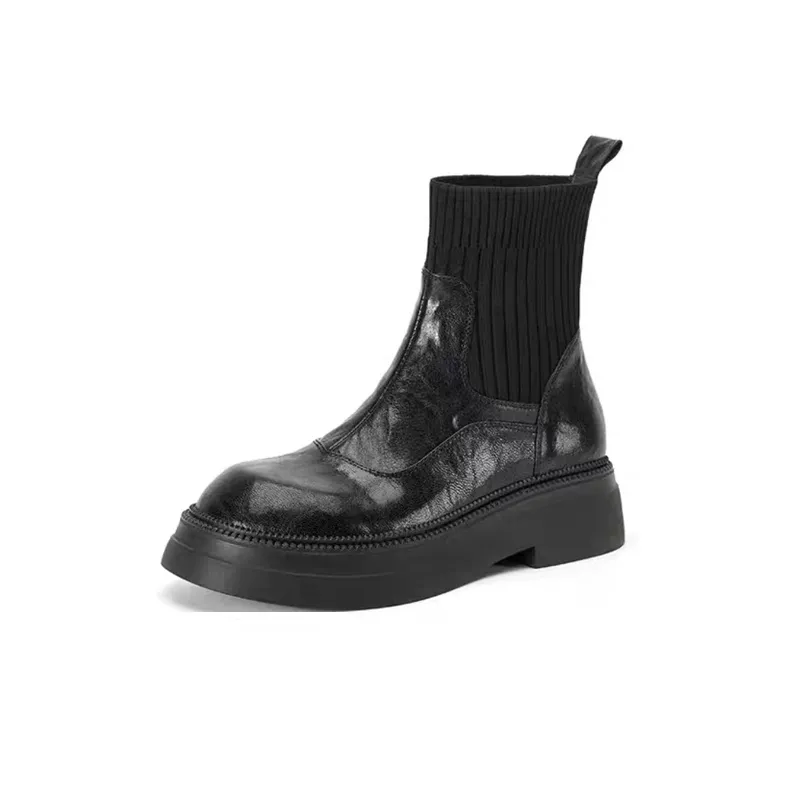 OLDDESIRE Martin Boots Wild Black Women's