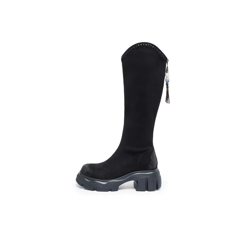 ELLE Western Cowboy Boot Over-the-Knee Boots Женские 2025 Женские Ботинки