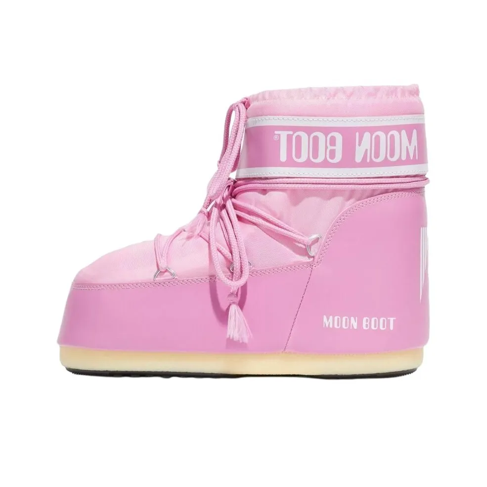 MOON BOOT Термостойкие Короткие Снежные Ботинки Унисекс Розовые