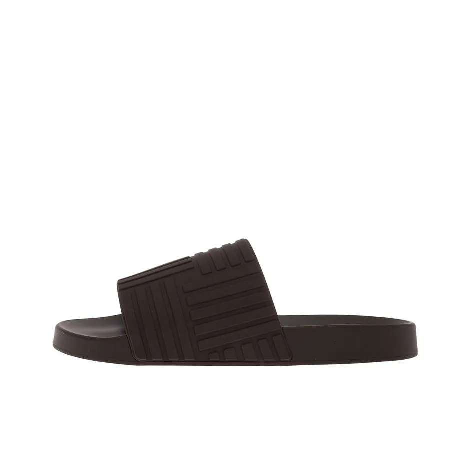 Bottega Veneta Slider Стильные Сандалии Мужские Темно-Коричневые