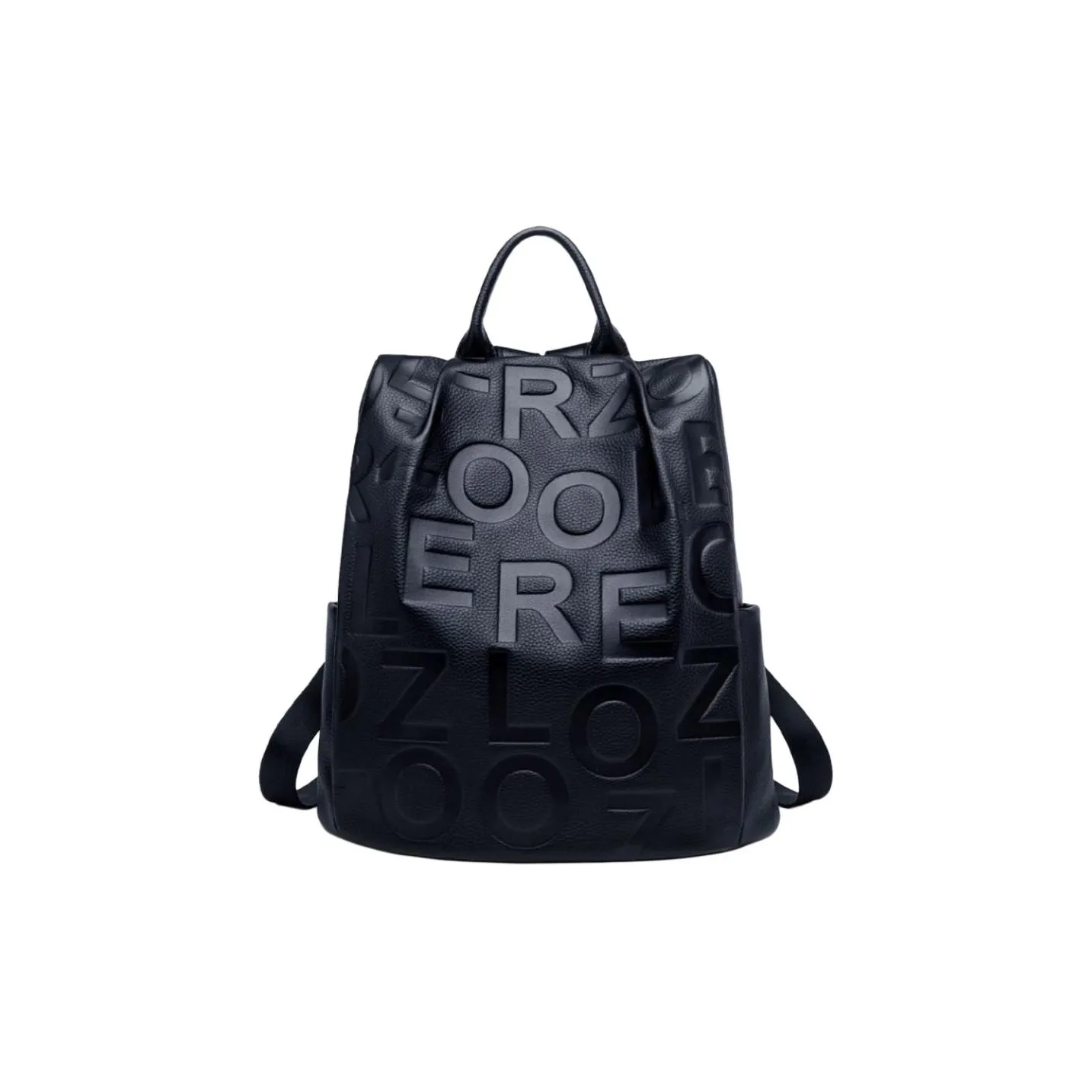 ZOOLER Рюкзак из коровьей кожи большой унисекс черный