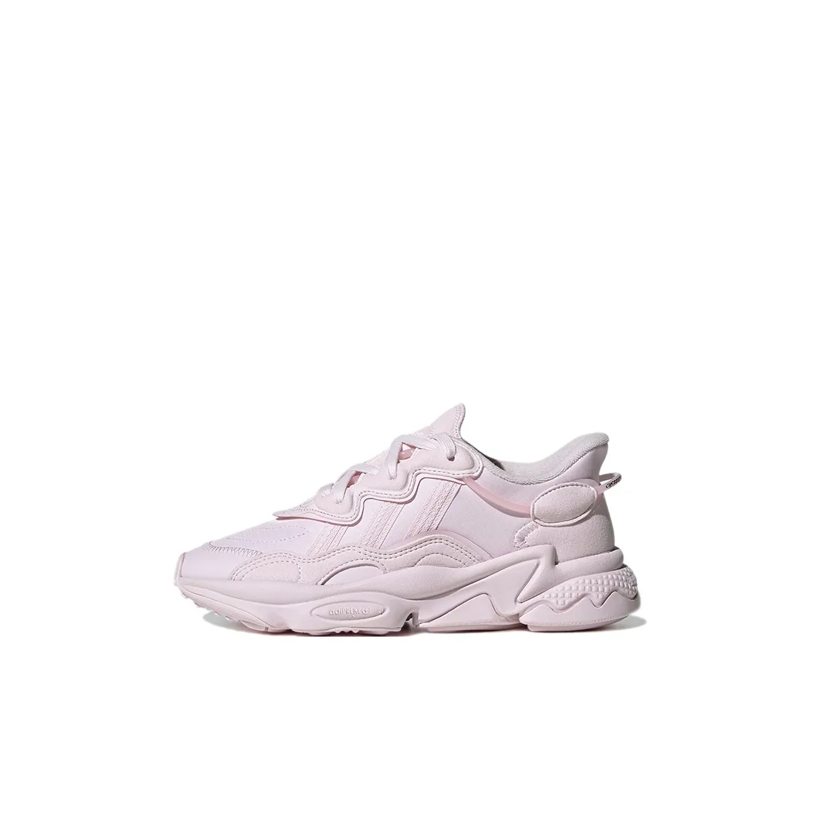 Adidas Originals Ozweego K Устойчивый к истиранию Низкий верх Детская повседневная обувь Розовый Детский