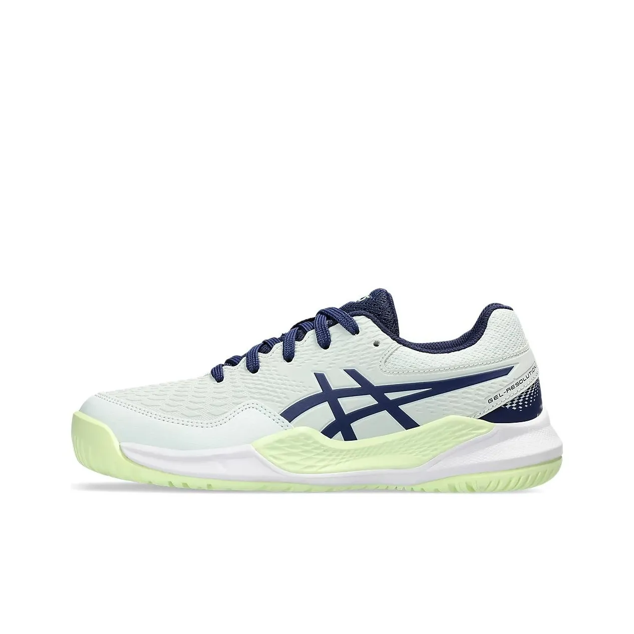 Asics Gel Resolution 9 Низкий Топ Детские Тренировочные Кроссовки Зеленые Унисекс