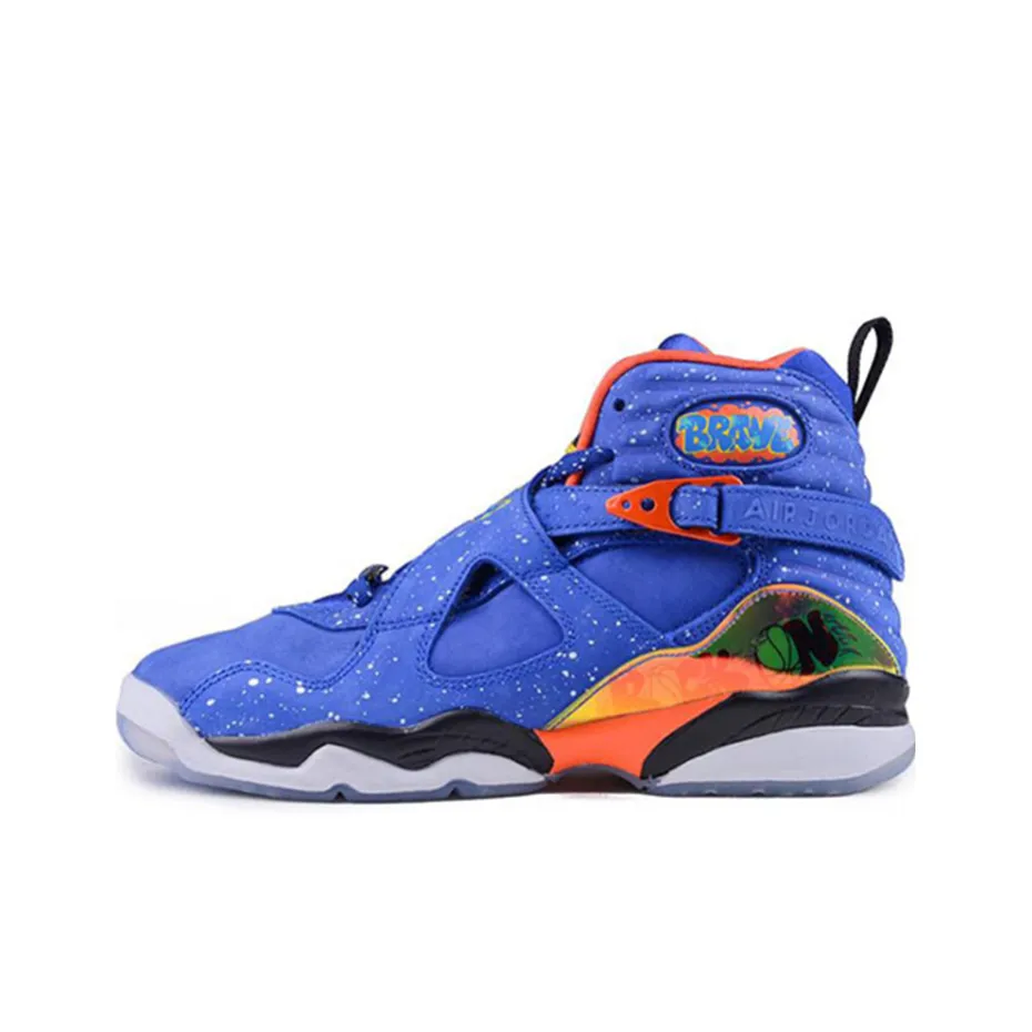 Jordan Air Jordan 8 Retro Doernbecher Charity High Топ Баскетбольные кроссовки Ultra Синий Унисекс