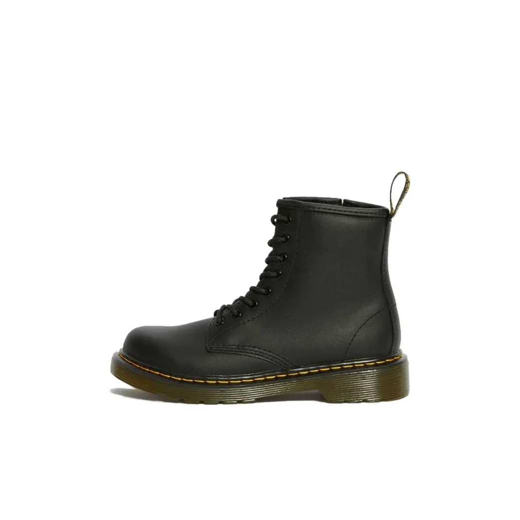 Dr.Martens 1460 Коровья кожа Мартин Ботинки Черные Детские Возраст 3-7 лет