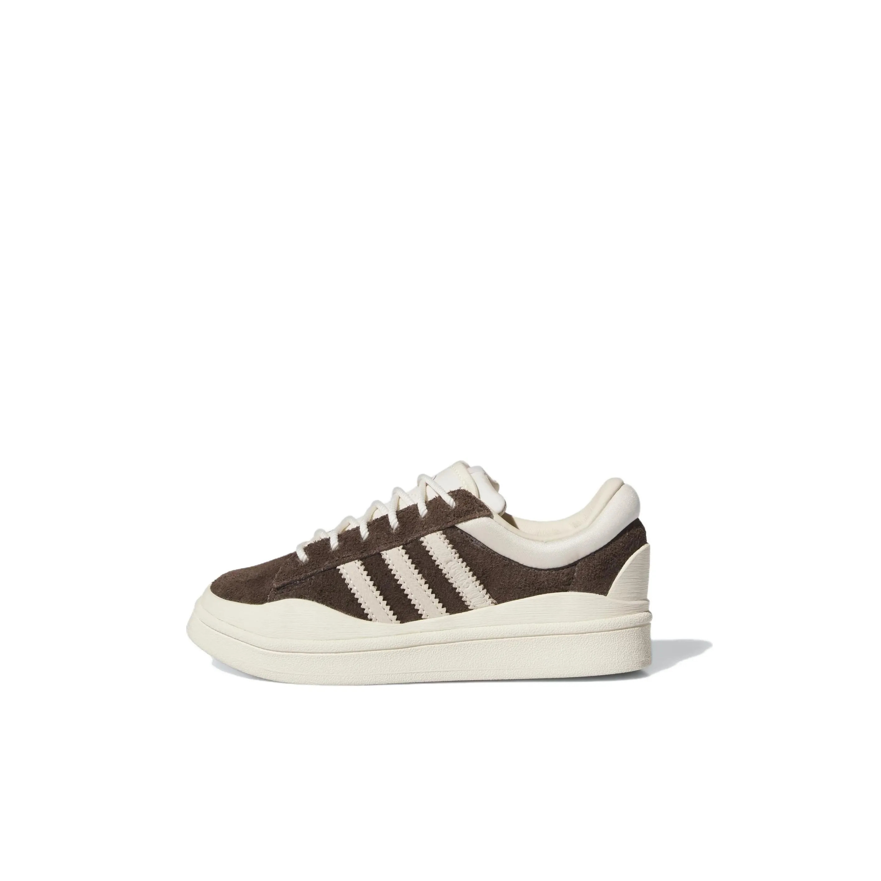 Adidas Originals CAMPUS 00s Bad Bunny Устойчивый к истиранию Низкий Топ Детские Скейтбординги Бежевый Белый Коричневый