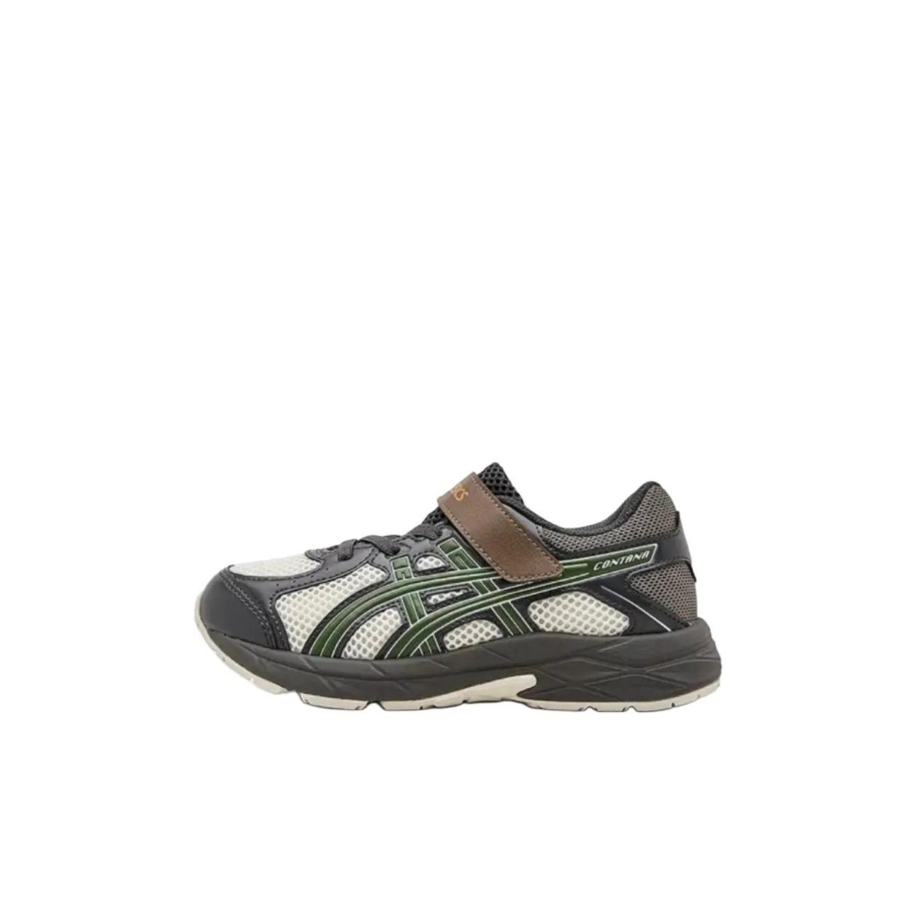 Asics CONTANA Синтетическая кожа текстиль Амортизация Устойчивость к истиранию Дышащий Низкий верх Детская беговая обувь