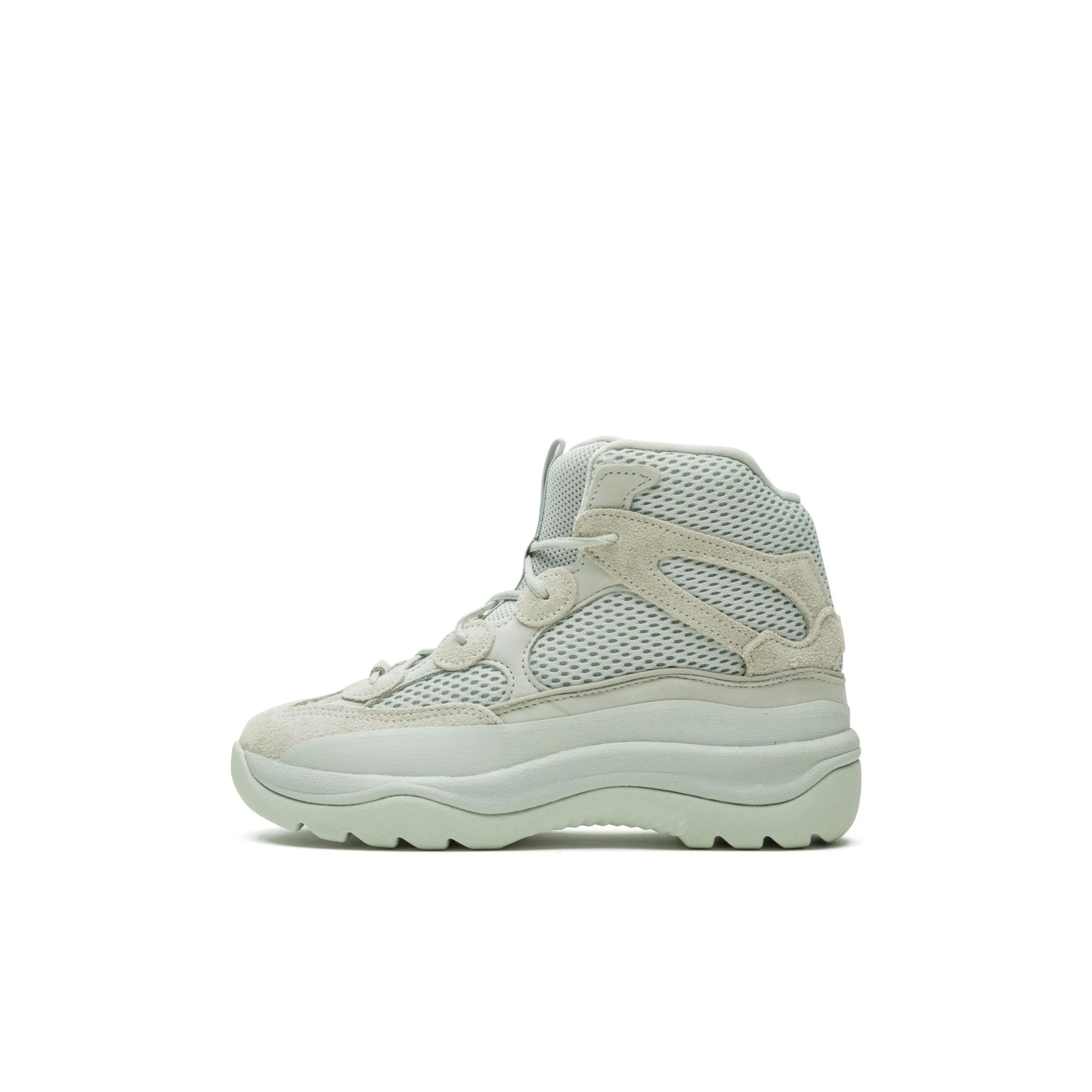 Adidas Originals Yeezy DSRT Детские ботинки длиной до щиколотки ледяного синего цвета для детей в возрасте 3-7 лет