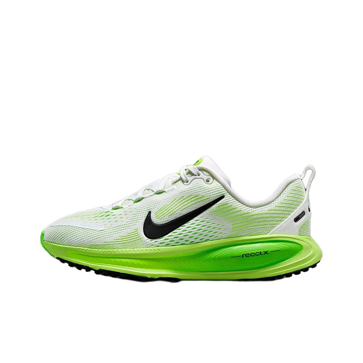 Nike Vomero 18 Мягкий и Комфортный Противоскользящий Устойчивый к Износу Низкий Верх Детская Беговая Обувь Белый Зеленый