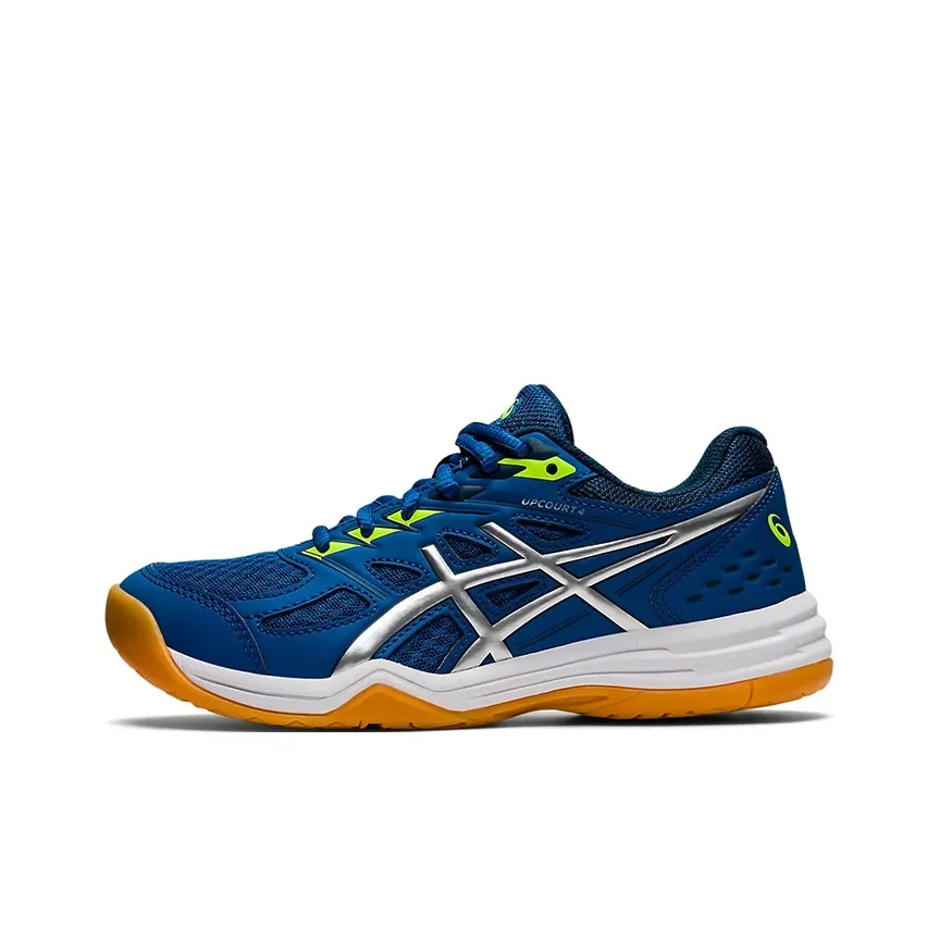 Asics Gel Upcourt 4 Комфортные Низкие Кроссовки для Тренировок для Детей Синие