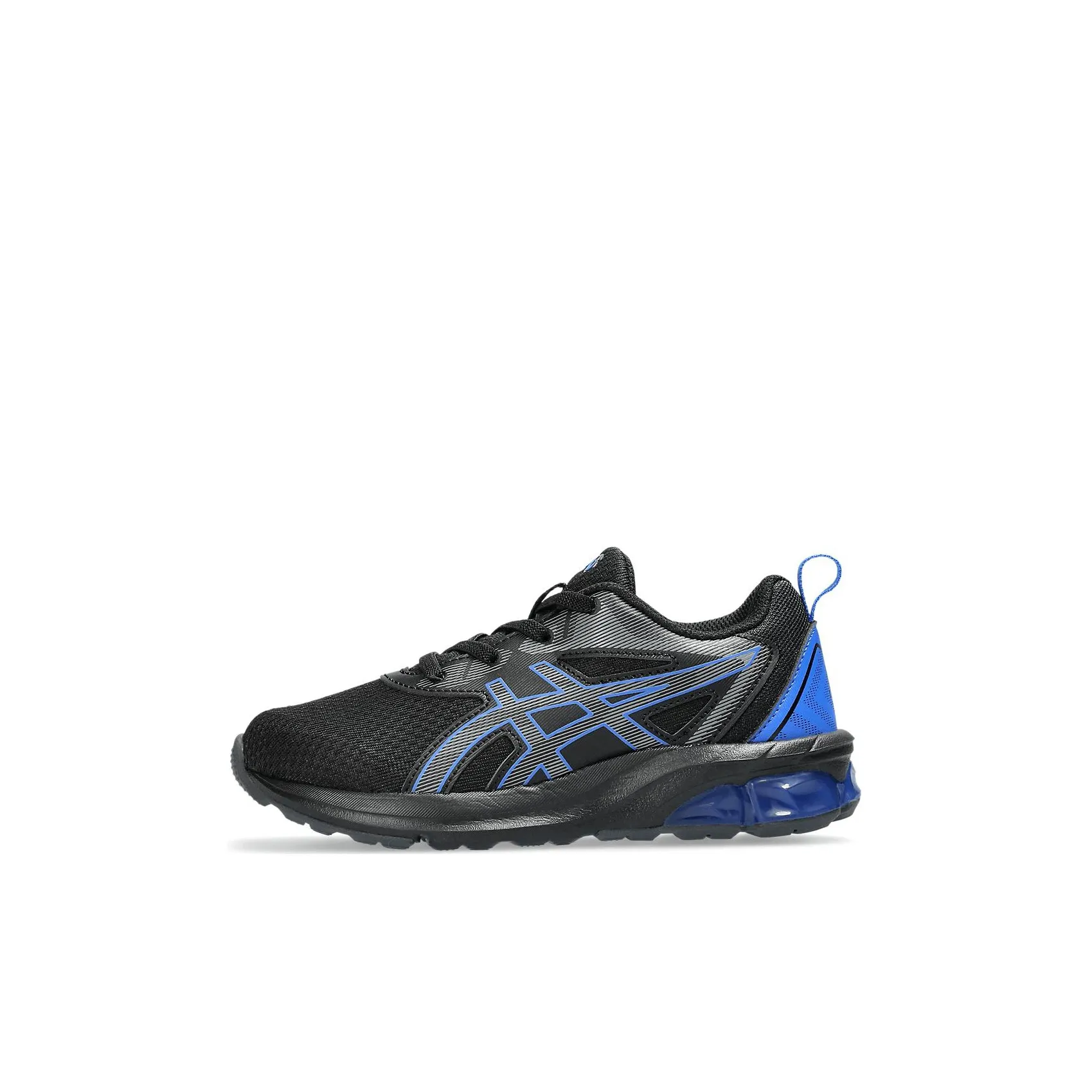 Asics Gel Quantum 90 Низкий Топ Поддержка Беговые Кроссовки для Детей Черный Синий Малыш