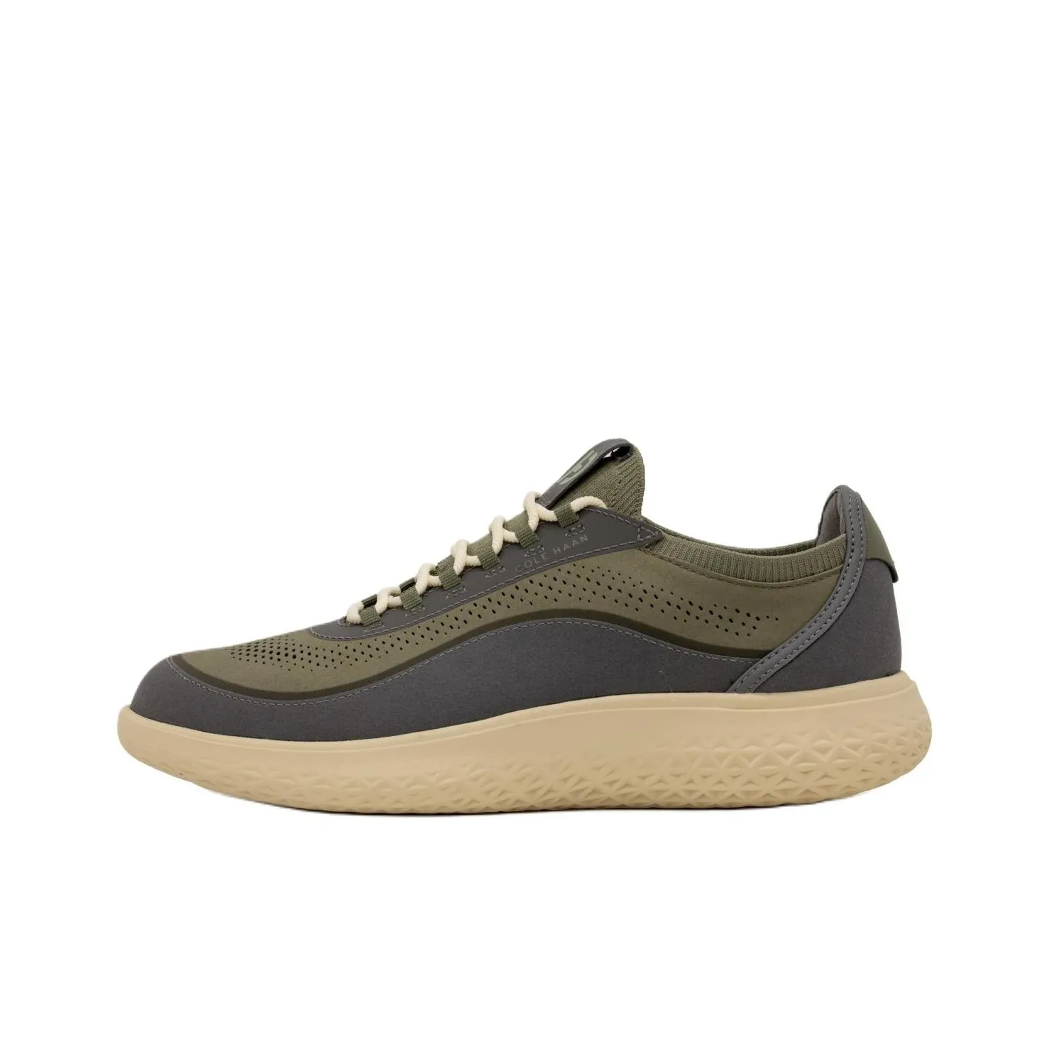 COLE HAAN Коровья кожа Износостойкая и Легкий Низкий Верх Повседневная обувь Мужская Серый