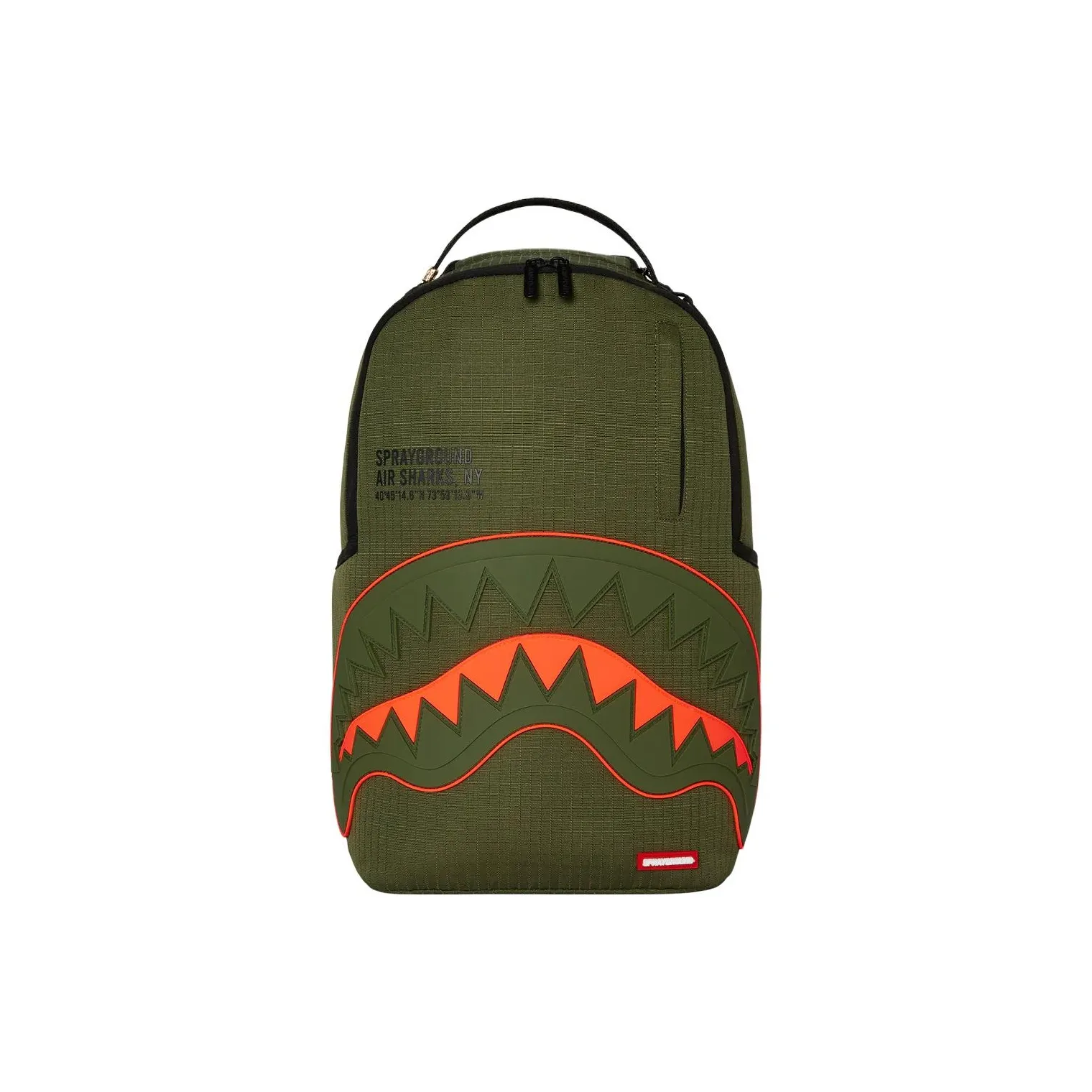 SPRAYGROUND 900D полиэстер ткань рюкзак унисекс армейский зеленый