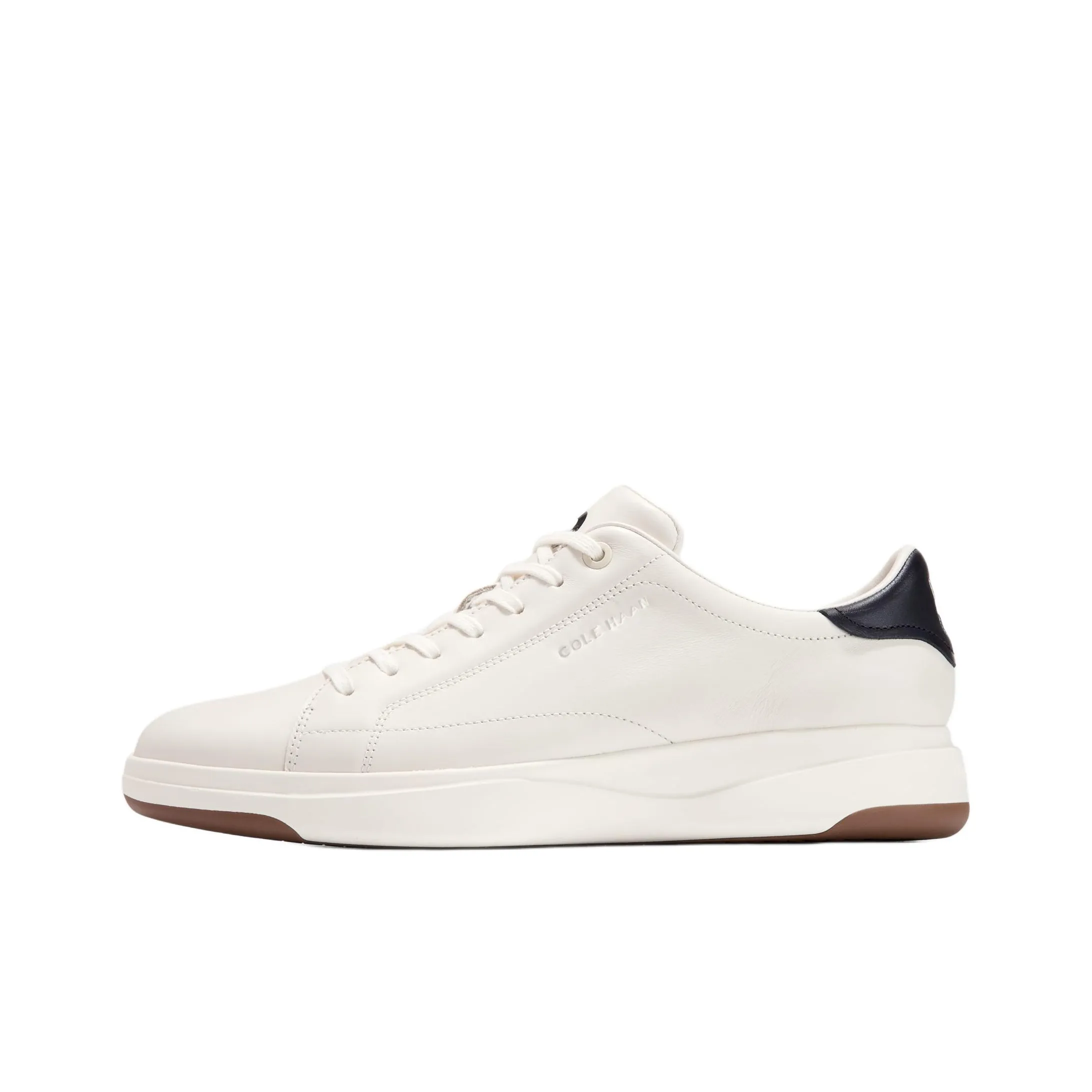 COLE HAAN Коровья кожа устойчивая к истиранию легкий противоскользящий низкий верх скейтборд обувь мужской белый