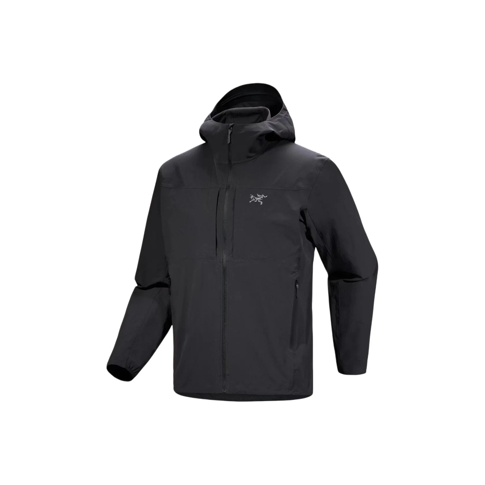 Arcteryx GAMMA LIGHTWEIGHT HOODY Легкая дышащая ветро- и водостойкая однотонная мягкая оболочка с капюшоном для мужчин