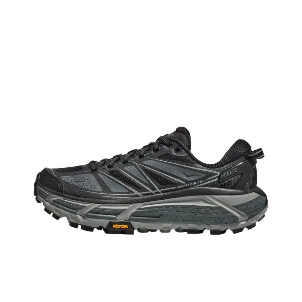 HOKA ONE ONE Mafate Speed 2 Low Топ Полная длина CMEVA Пена Повседневная Трейл Беговая Обувь Унисекс