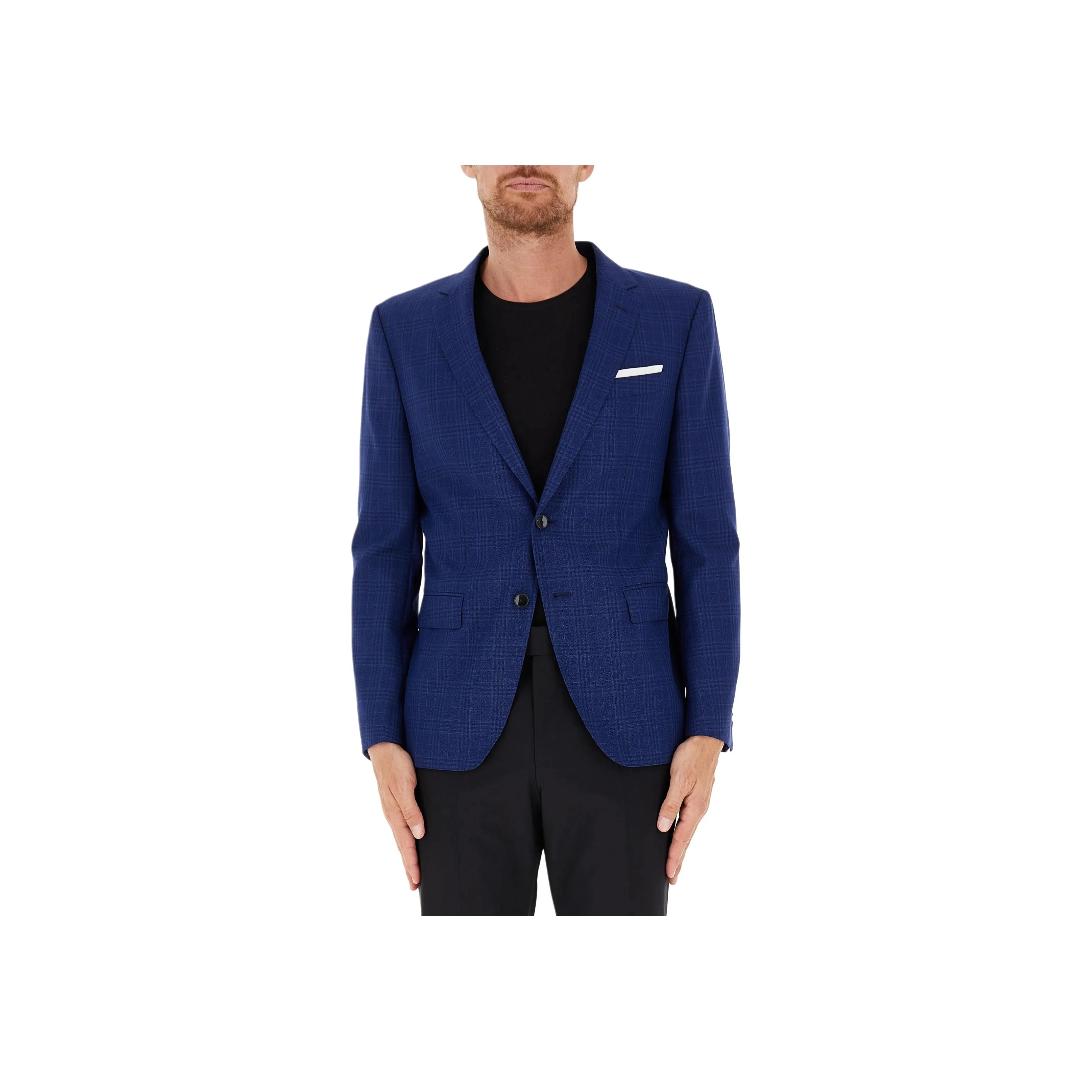 HUGO BOSS Plaid pattern Blazer