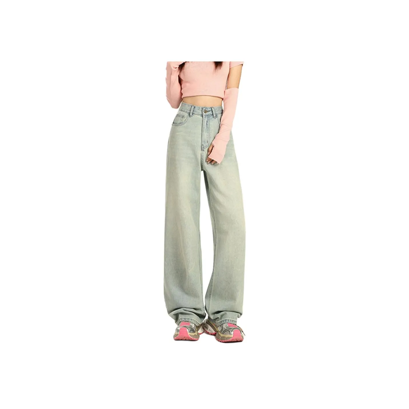 KULAIYA Jeans Women's Emerald Green