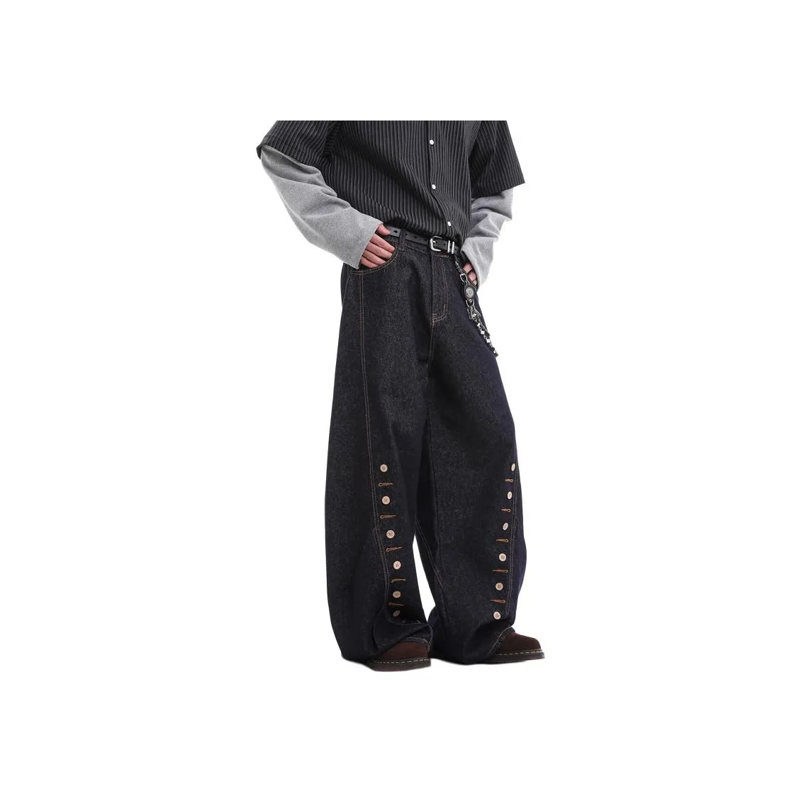 SUNSETMONENT Jeans Unisex Blue