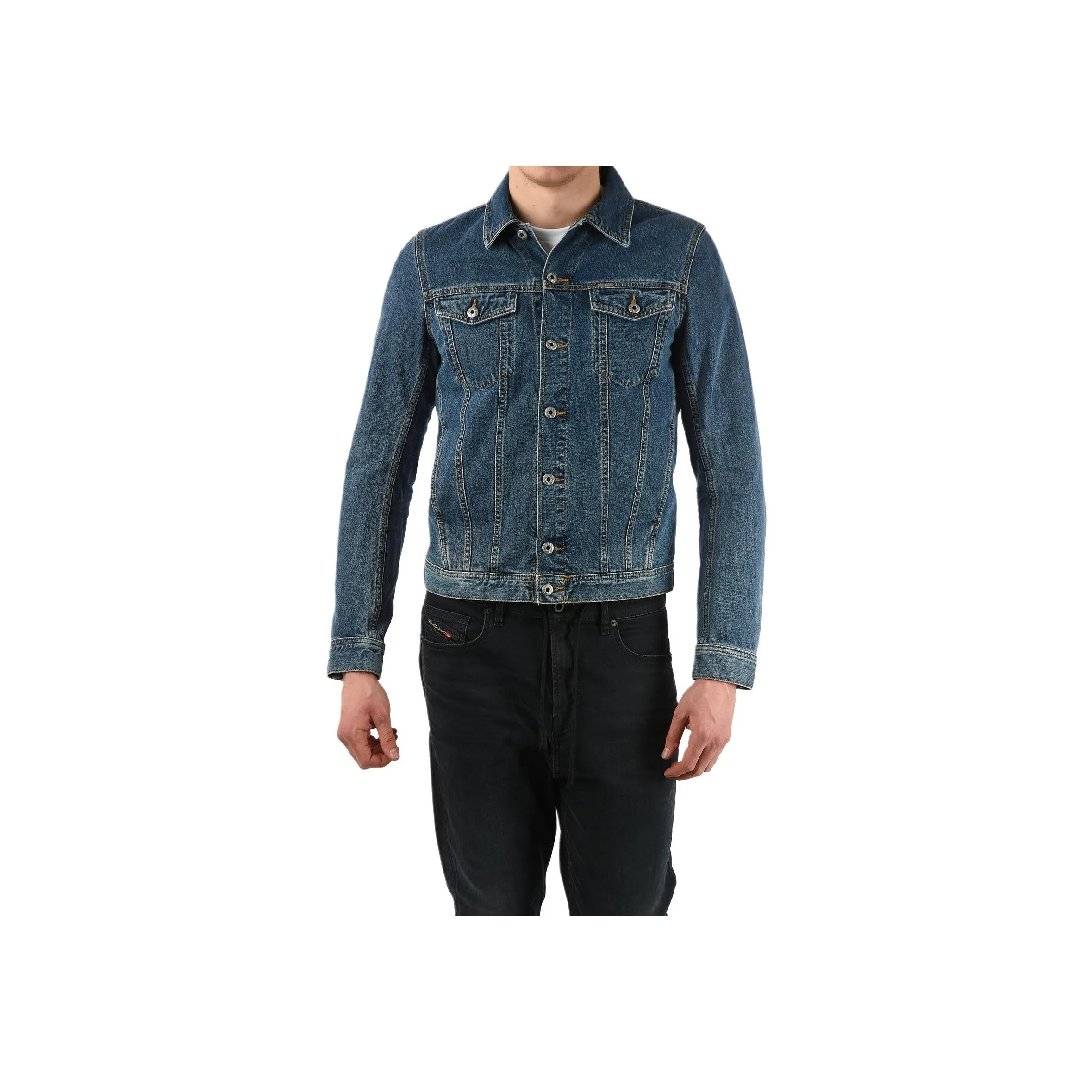 DIESEL Jackets & Coats Men's Blue