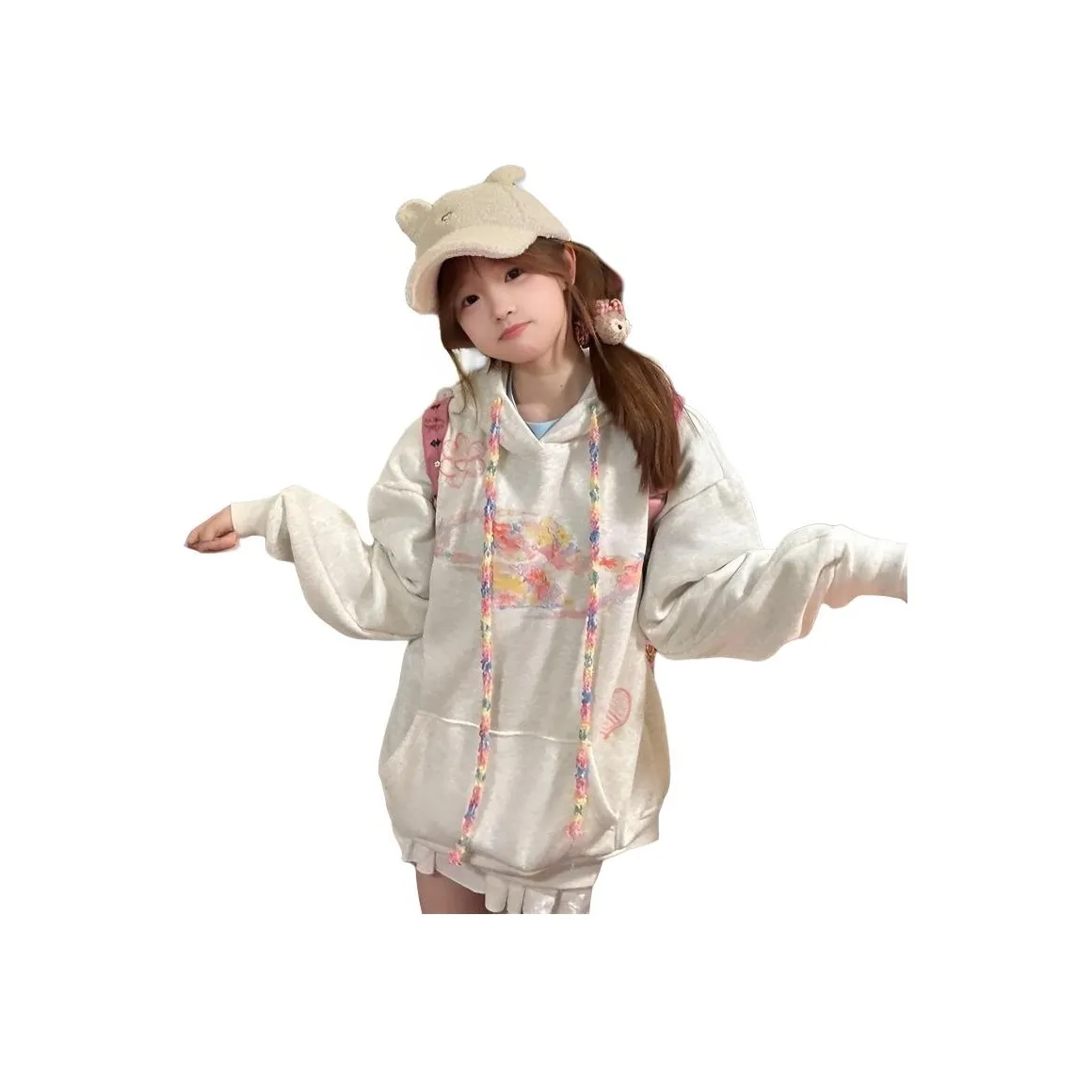 COHX Белый Женский Свитшот