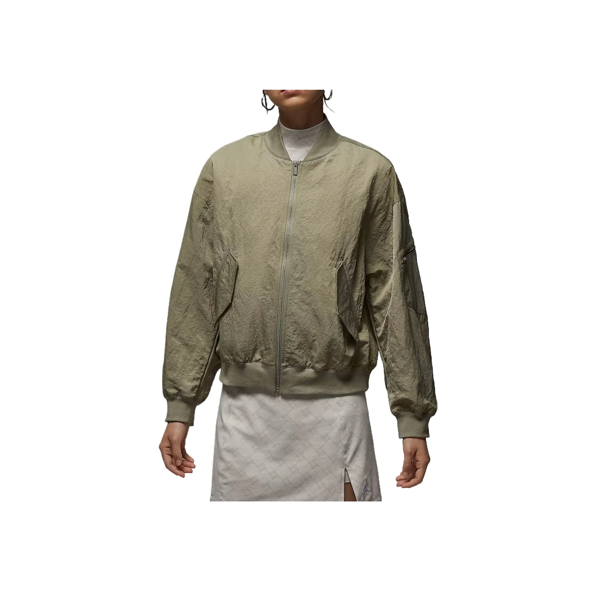 Jordan Flight Средний хаки Команда Апельсин Женские Куртки