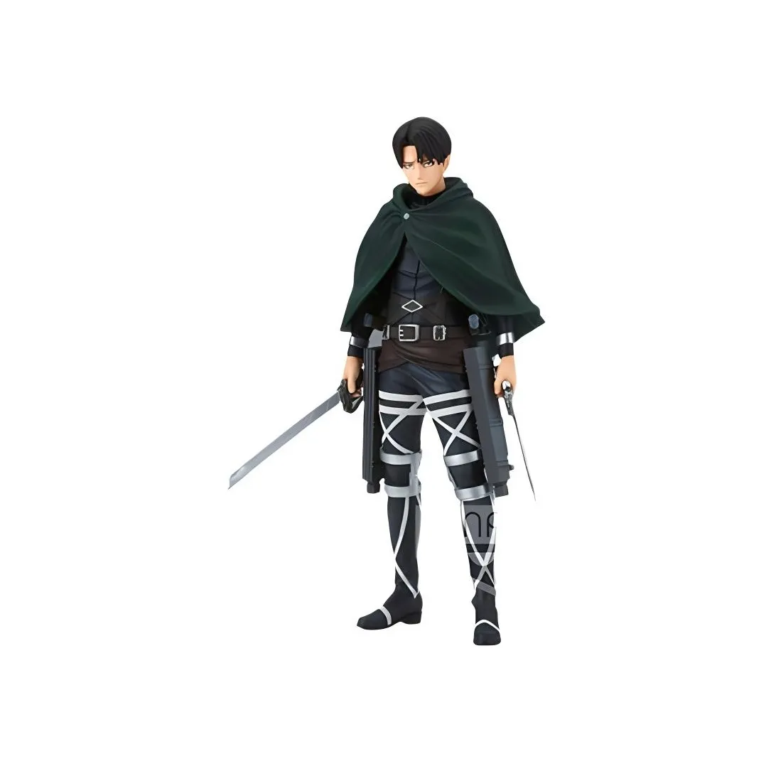 BANPRESTO Glass Factory, Attack On Titan, Final Season, Levi Bonus Gifts 16cm