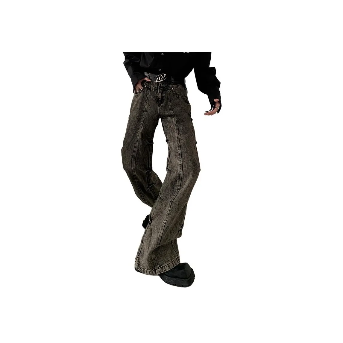NC 30 Jeans Unisex Black Gray