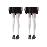 2팩 (화이트+화이트) 오버 더 니 부츠