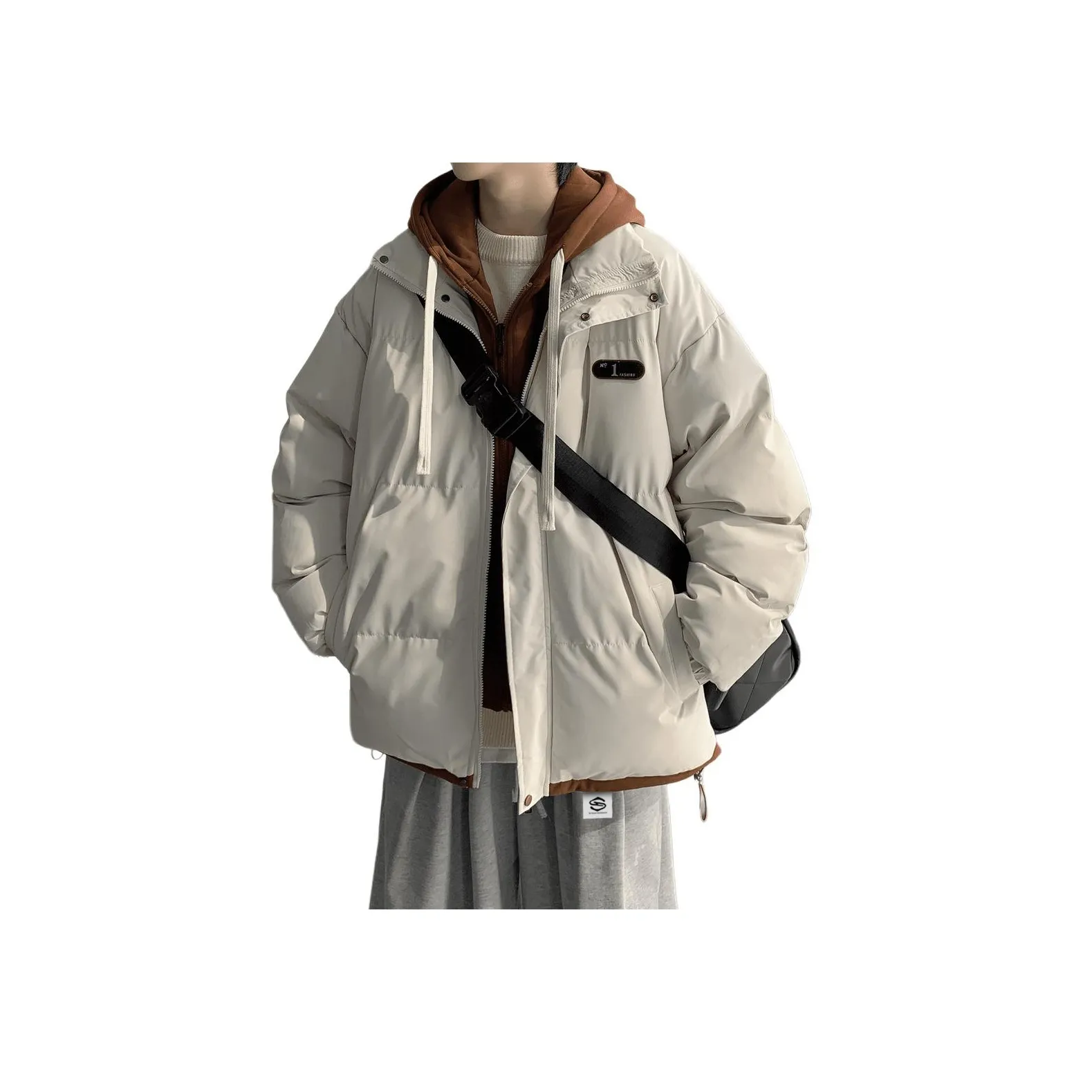 SUNSETMONENT Хлопковый пуховик Куртка Унисекс