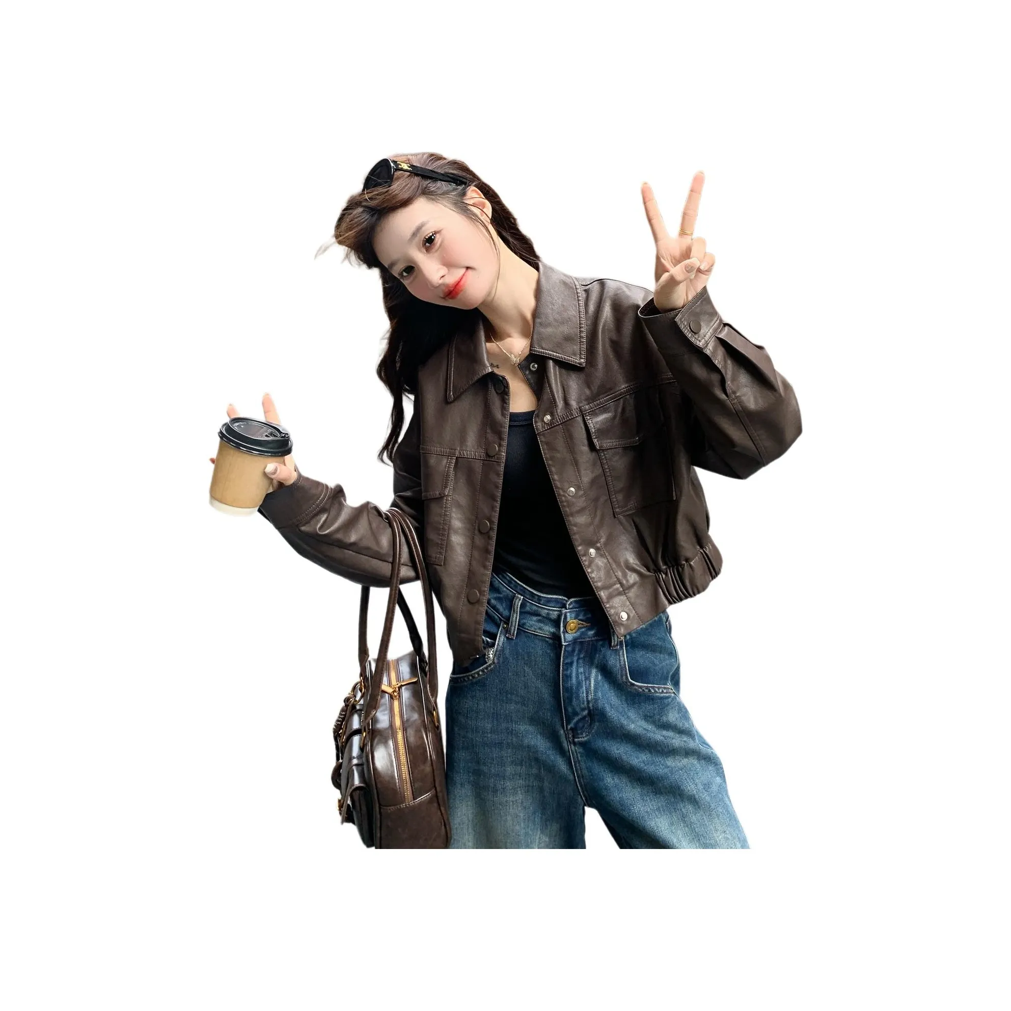 BANDICOOT Кожа Куртка Куртка Женская