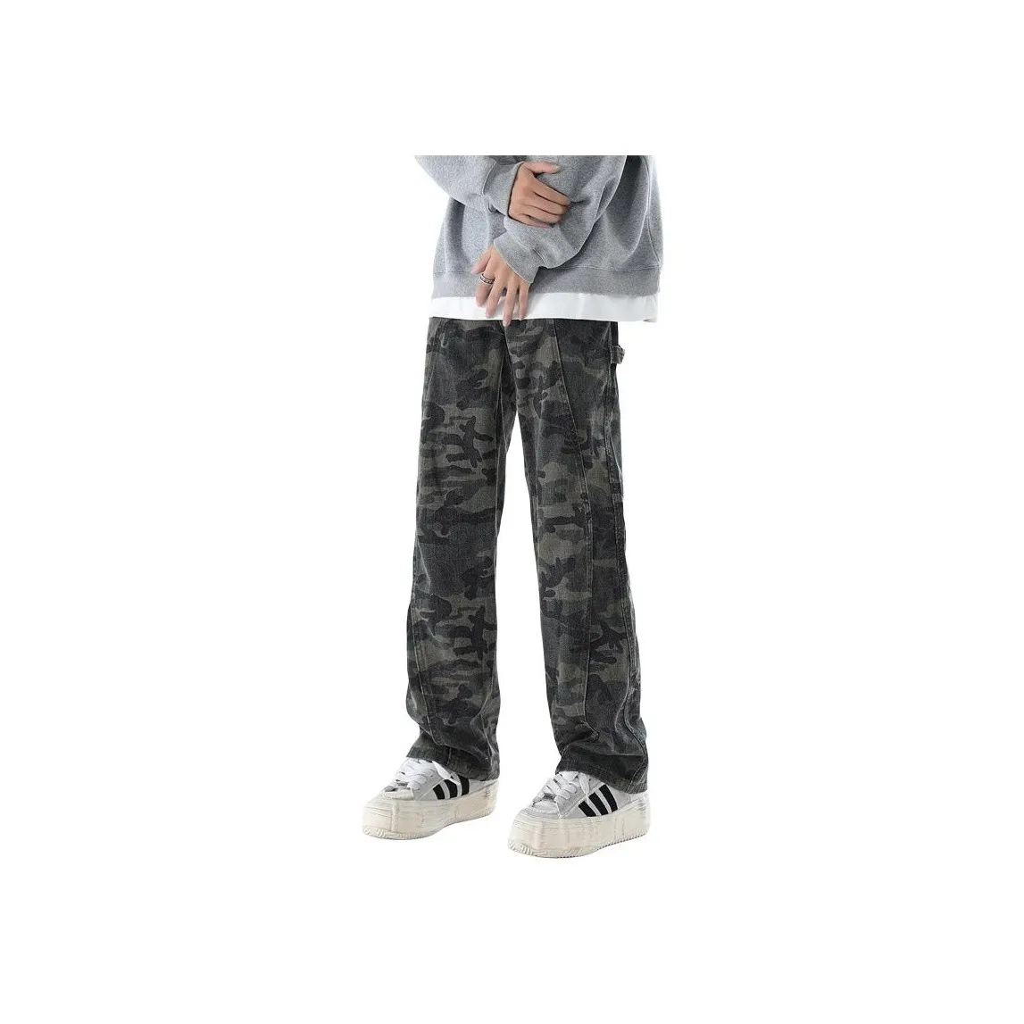 DABAISHA Jeans Unisex Camouflage
