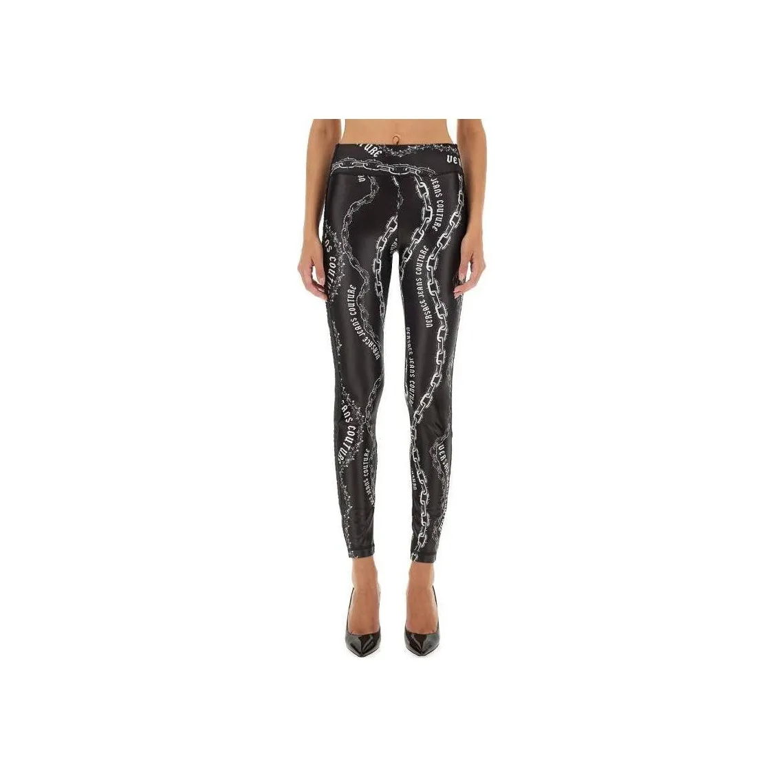 VERSACE JEANS COUTURE Chain Print Pants