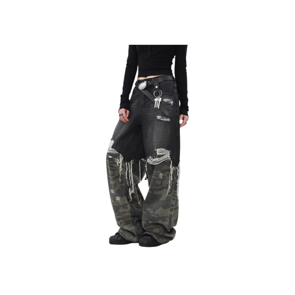 SUNSETMONENT Jeans Unisex Black