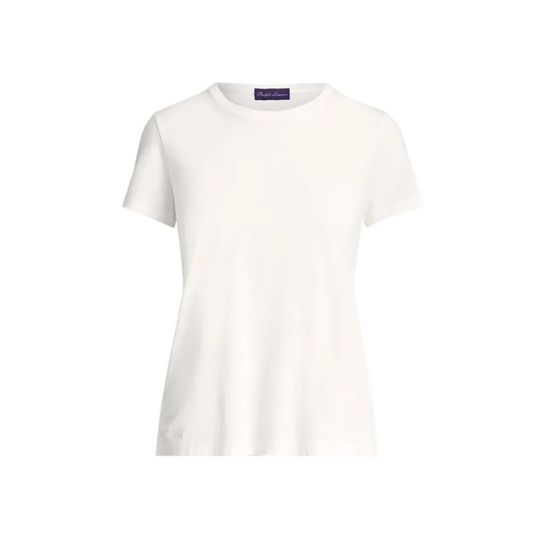 Ralph Lauren Collection Logo embroidered Cotton T shirt