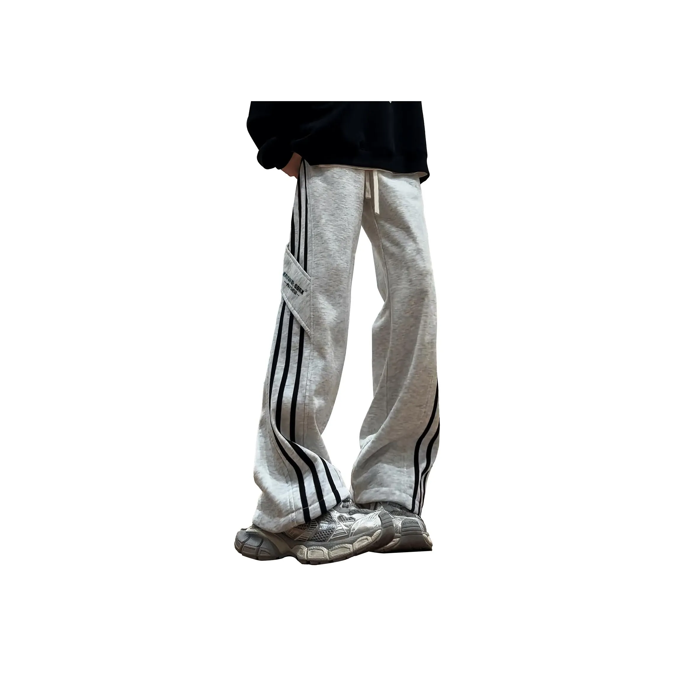 GDRX Casual Pants Unisex Burgundy