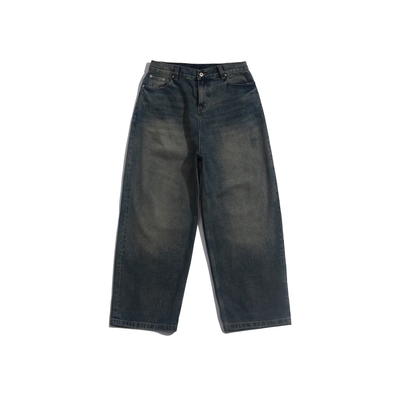 BELLKENIDEA Jeans Men's Washed Blue